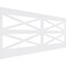 Ekena Millwork 44"H x 94 1/2"W Farmhouse Fence PVC Wainscot Paneling Kit WPK44X94FHF - alternate 1